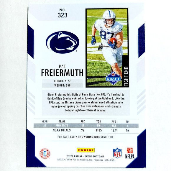 Penn State Nittany Lions (Pat Freiermuth) - CFTBL [4_11_PF1] - Picture 3 of 3